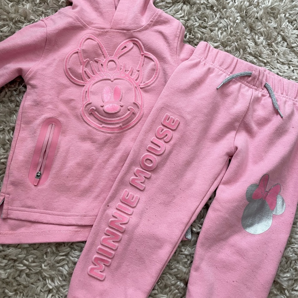 Minnie Mouse - Pink Lounge Set (2T)